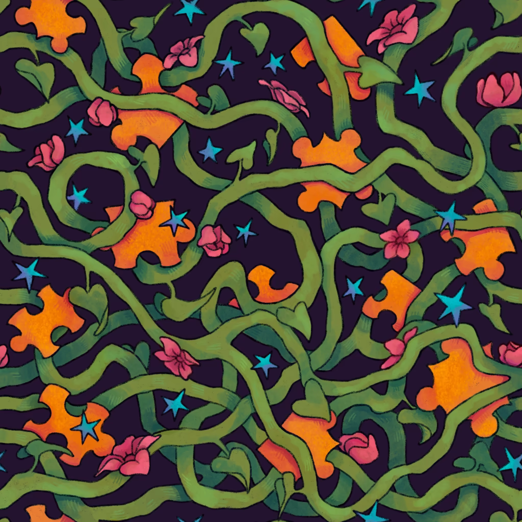 tanggle pattern